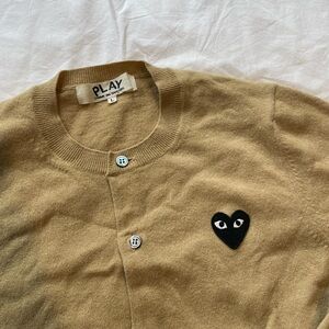 Comme des Garcons PLAY Camel Cardigan